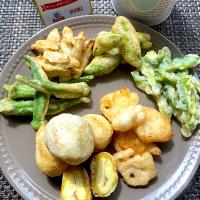 栗と野菜のフリット　マヨルカ島の塩で